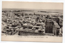 Tunisie-- SOUSSE -- Vue Vers Le Port Prise De La Casbah - Tunisia