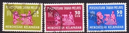 Malayan Federation SG 32-34 1963 Freedom From Hunger, Used - Federation Of Malaya