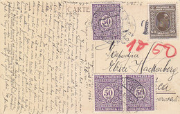 Yugoslavia Postage Due 3 X 50 Para Zagreb 1936 - Portomarken