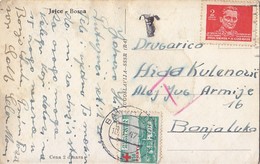 Yugoslavia Postage Due 0,50 Din Red Cross , Banja Luka 1947 - Portomarken