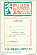 BULLETIN Du  MUSEE BASQUE N°3(1-2-32) < CHATEAUX PAYS BASQUE Etc... - Pays Basque