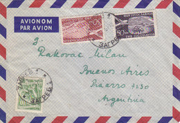 Yugoslavia Airmail Cover Sent To Argentina , Zagreb 1957 - Luftpost