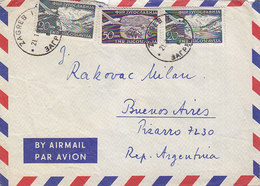 Yugoslavia Airmail Cover Sent To Argentina , Zagreb 1958 - Luftpost