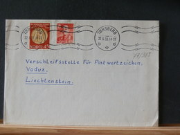 77/385  LETTRE TO VADUZ  1959 - Cartas & Documentos