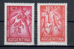 ARGENTINA 1961 - GIORNATA DELLE AMERICHE - POSTA AEREA - FIORI - SERIE COMPLETA  - MNH** - Ongebruikt