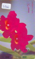 Télécarte  Japan Fleur ORCHID (3766)  Orchidée Orquídea Orchidee Flower - Fleurs