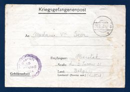 Kriegsgefangenenpost.  Stalag IX A  Ziegenhain. Censure 15. Juillet 1940 - Guerre 1939-45