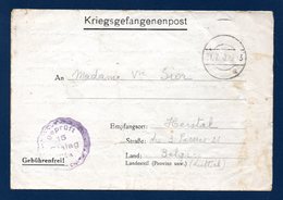 Kriegsgefangenenpost.  Stalag IX A  Ziegenhain. Censure 15. Juillet 1940 - Weltkrieg 1939-45
