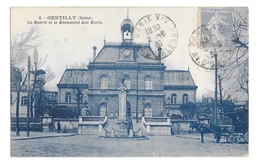 (20424-94) Gentilly - La Mairie Et Le Monument Aux Morts - Gentilly