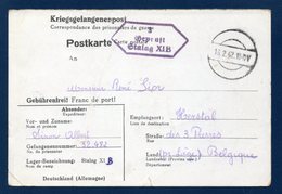 Kriegsgefangenenpost. Stalag XI B Fallingbostel.  Censure 3. Février 1942 - Guerre 1939-45