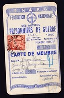 N° 762 / Carte De Membre ANCIENS PRISONNIERS DE GUERRE - 1948 Exportation