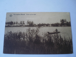 Overmere Donk (Berlare) Zicht Op Het Meer (geanimeerd) //  Gelopen 1929 Met Strafport Zegels - Berlare