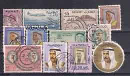 Lot 343 Kuwait 1956/85 12 Different - Koweït