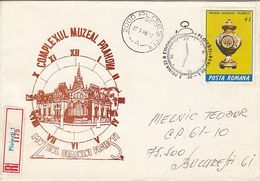 CLOCKS, PLOIESTI CLOCK MUSEUM, REGISTERED SPECIAL COVER, 1988, ROMANIA - Horlogerie