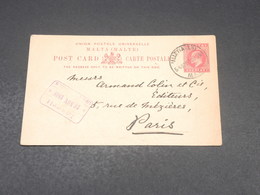 MALTE - Entier Postal Pour Paris En 1908 - L 19113 - Malte