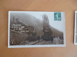 Carte Photo 19 Corrèze Catastrophe Du Tunnel De Pouch 15/12/1908 La Grande Crue - Otros & Sin Clasificación