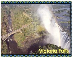 (41) Victoria Fall (with Zimbabwe Stamps) - Simbabwe