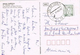 28969. Postal FOZ Do IGUAÇU (Brasil) 1980. Vista Salto Floriano - Covers & Documents