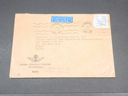 SUÈDE - Enveloppe Commerciale De Stockholm Pour La Suisse En 1951 - L 19295 - Storia Postale