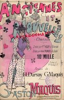 PARTITION MUSIQUE-ANCIENNES ET NOUVELLES -MLLE HOLDA A L' ELDORADO PARIS-ANNA THIBAUD SCALA - H. DARSAY -GASTON MARQUIS- - Partitions Musicales Anciennes