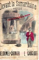 PARTITION MUSIQUE-PARIS DEVANT LA SAMARITAINE- PAULUS A LA SCALA-DELORMEL & GARNIER - GANGLOFF- A. CLOCHARD EDITEUR - Partituren