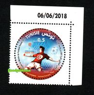 2018- Tunisie- Coupe Du Monde De Football- Russie 2018- Fifa - Emission Complete Set 1v. MNH**Coin Daté - Tunisia (1956-...)