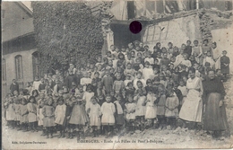 PAS DE CALAIS - 62 - ISBERGUES - Ecole Des Filles Du Pont à Balques - Carte Défraichie - Isbergues