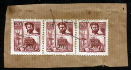 !										■■■■■ds■■ Macao 1951 Portraits Internal Parcel Post  (co360) - Covers & Documents