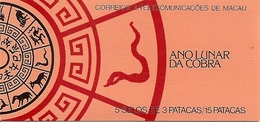 MACAU / MACAO, 1989, Booklet 6, Year Of The Snake - Cuadernillos