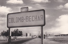 CPSM 9X14 . ALGERIE . COLOMB - BECHAR . Entrée Sud (P.T. 2) - Bechar (Colomb Béchar)