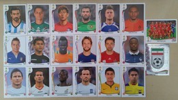 2014 FIFA World Cup 20 Different Panini Stickers New - Englische Ausgabe