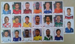 2014 FIFA World Cup 20 Different Panini Stickers New - Engelse Uitgave