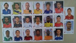 2014 FIFA World Cup 20 Different Panini Stickers New - Englische Ausgabe