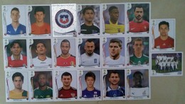 2014 FIFA World Cup 20 Different Panini Stickers New - Edizione Inglese