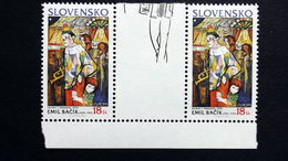 Slowakische Republik Slowakei 424 **/mnh, EUROPA/CEPT 2002, Zirkus, Gemälde Von Emil Ba∑ík - Nuovi