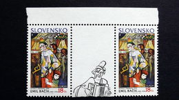 Slowakische Republik Slowakei 424 **/mnh, EUROPA/CEPT 2002, Zirkus, Gemälde Von Emil Ba∑ík - Neufs