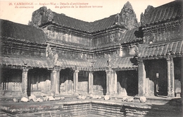 ¤¤  -  CAMBODGE   -   ANGKOR-VAT  -  Détails D'Architecture Du Croisement Des Galeries De La 2e Terrasse - Cambodge