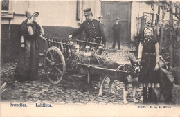 ¤¤   -   BELGIQUE   -  BRUXELLES    -  Laitières  -  Attelage De Chiens  - Gendarme  -  Petit Métier   -  ¤¤ - Lanen, Boulevards