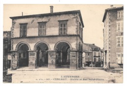 63 Cunlhat, Mairie Et Rue Saint Pierre (3541) - Cunlhat