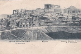 GRECE . ATHENES . Théâtre Hérode Atticus Et L' Acropole - Grèce