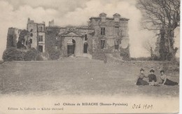 BIDACHE - Château De Bidache - Laborde 203 - Annotée 1909 - Tbe - Animée - Bidache