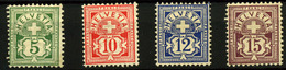 3072-Suiza Nº 66, 67b, 68, 70 - Unused Stamps