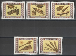 Wallis-et-Futuna - YT 198-202 ** - 1977 - Artisanat - Neufs