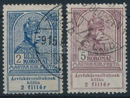 O 1913 Árvíz 2K, 5K (14.000) - Sonstige & Ohne Zuordnung