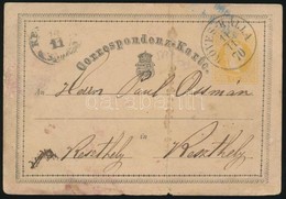 1870 2kr Díjjegyes Levelez?lap 'KÖVES-KÁLLA' (Gudlin 800 Pont) - Altri & Non Classificati