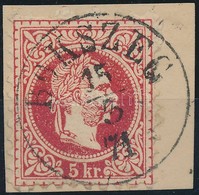 1867 5kr 'BOKSZEG' (Gudlin 500 Pont) - Other & Unclassified