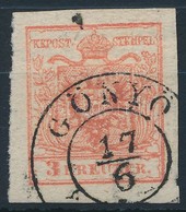 O 1850 3kr 'GÖNYÖ' (Gudlin D 2.3  600 Pont) - Other & Unclassified