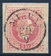 1867 5kr 'MIAVA' (Gudlin 80 P) - Other & Unclassified