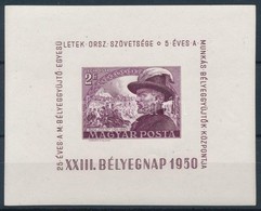 ** 1950 Bélyegnap (23.) Blokk (8.000) - Other & Unclassified