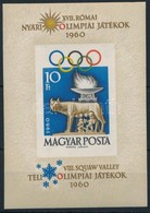 ** 1960 Olimpia (I.) Vágott Blokk (10.000) - Other & Unclassified